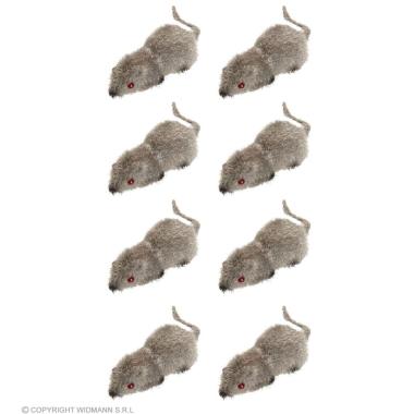 Topo Peloso Grigio cm.5 Set pz.8 |Widmann