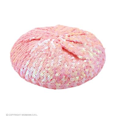 Cappello Basco Paillettes Rosa |Widmann