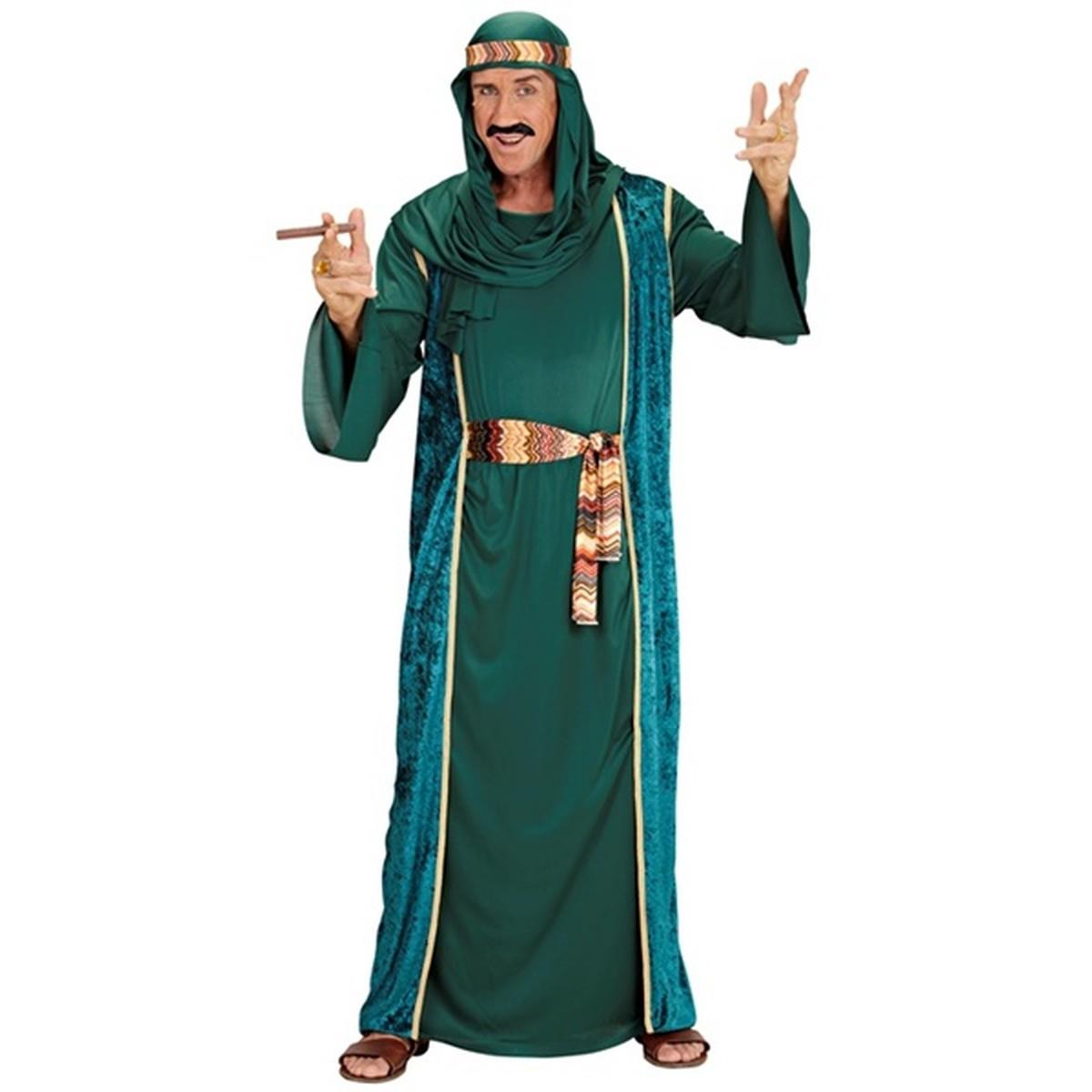 Costume Arabo Sceicco Verde |Widmann