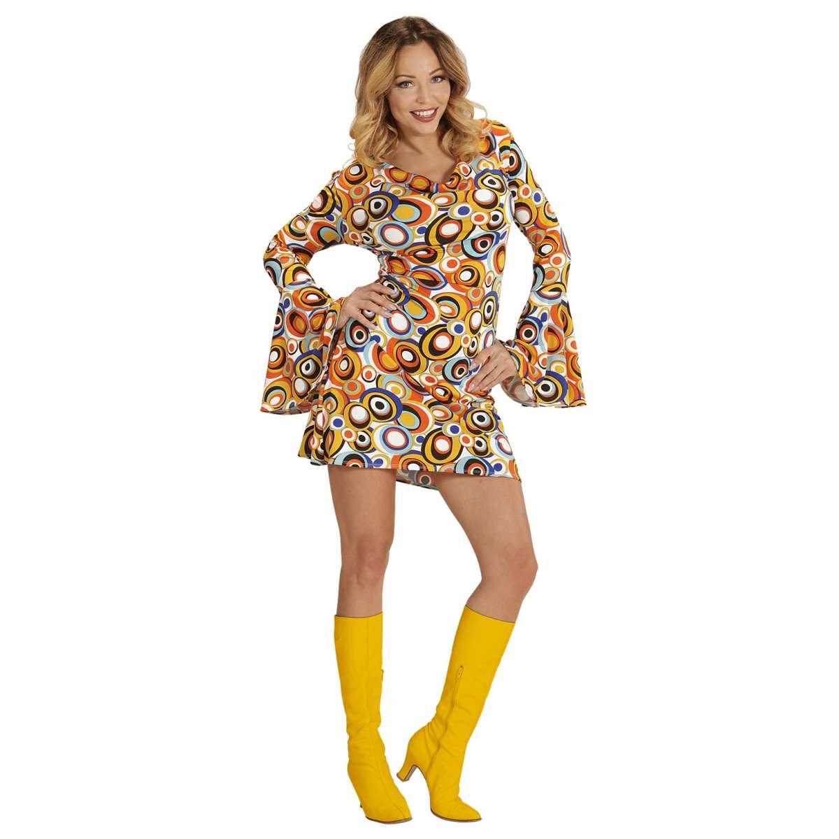 Costume Abito Anni '70/'80 Giallo |Widmann