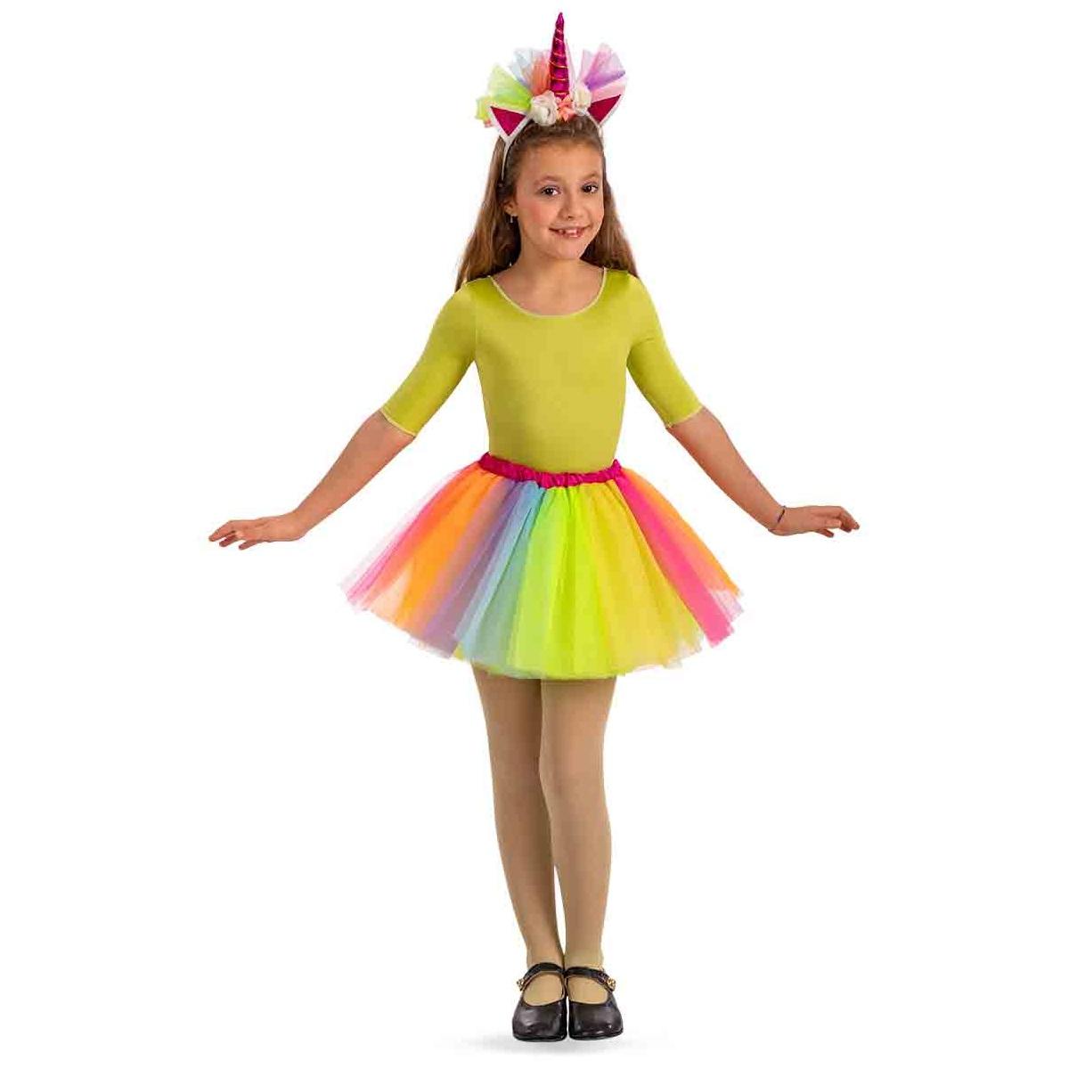 Unicorno con Gonna Cerchietto e Fiocco |Carnival Toys