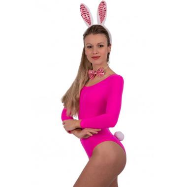 Coniglietta con Cerchietto Papillon e Coda |Carnival Toys