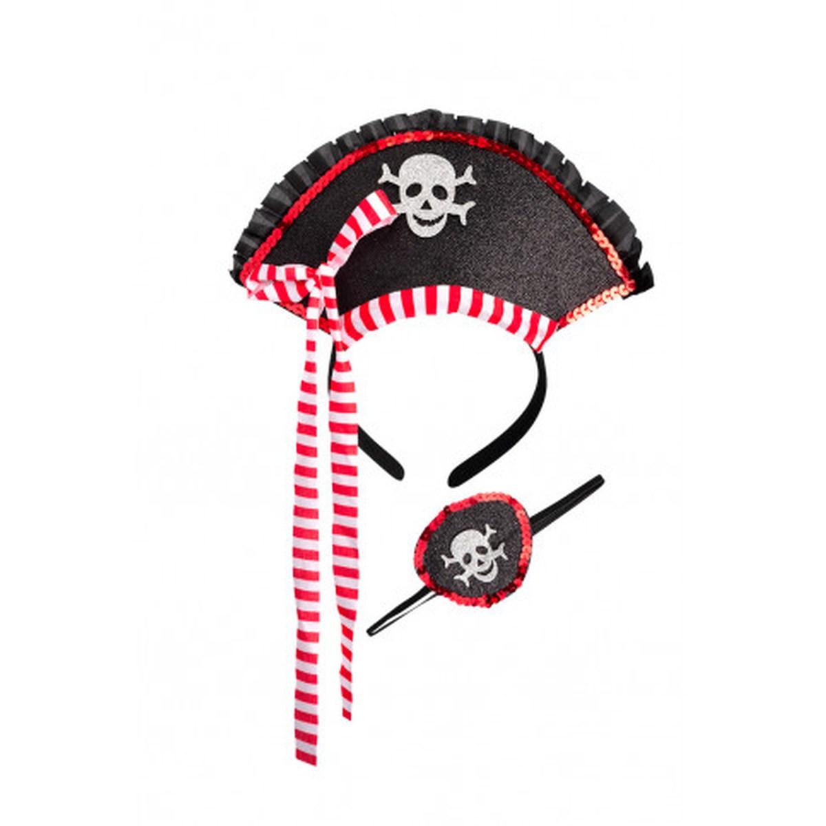 Cerchietto Piratessa con Benda |Carnival Toys