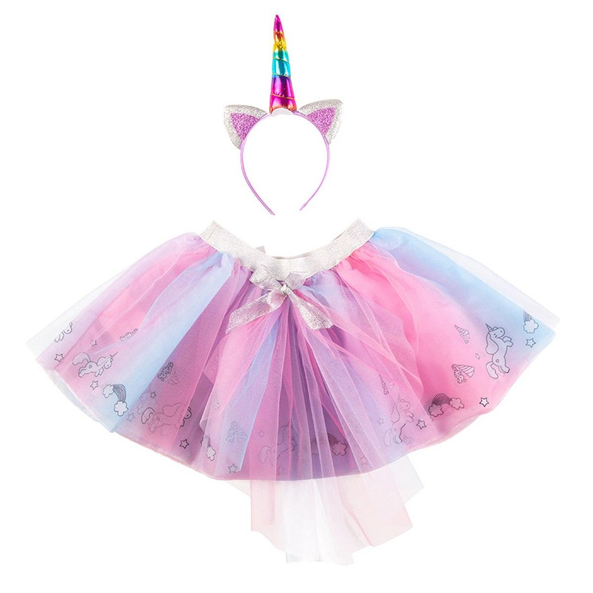 Unicorno con Gonna e Cerchietto |Carnival Toys