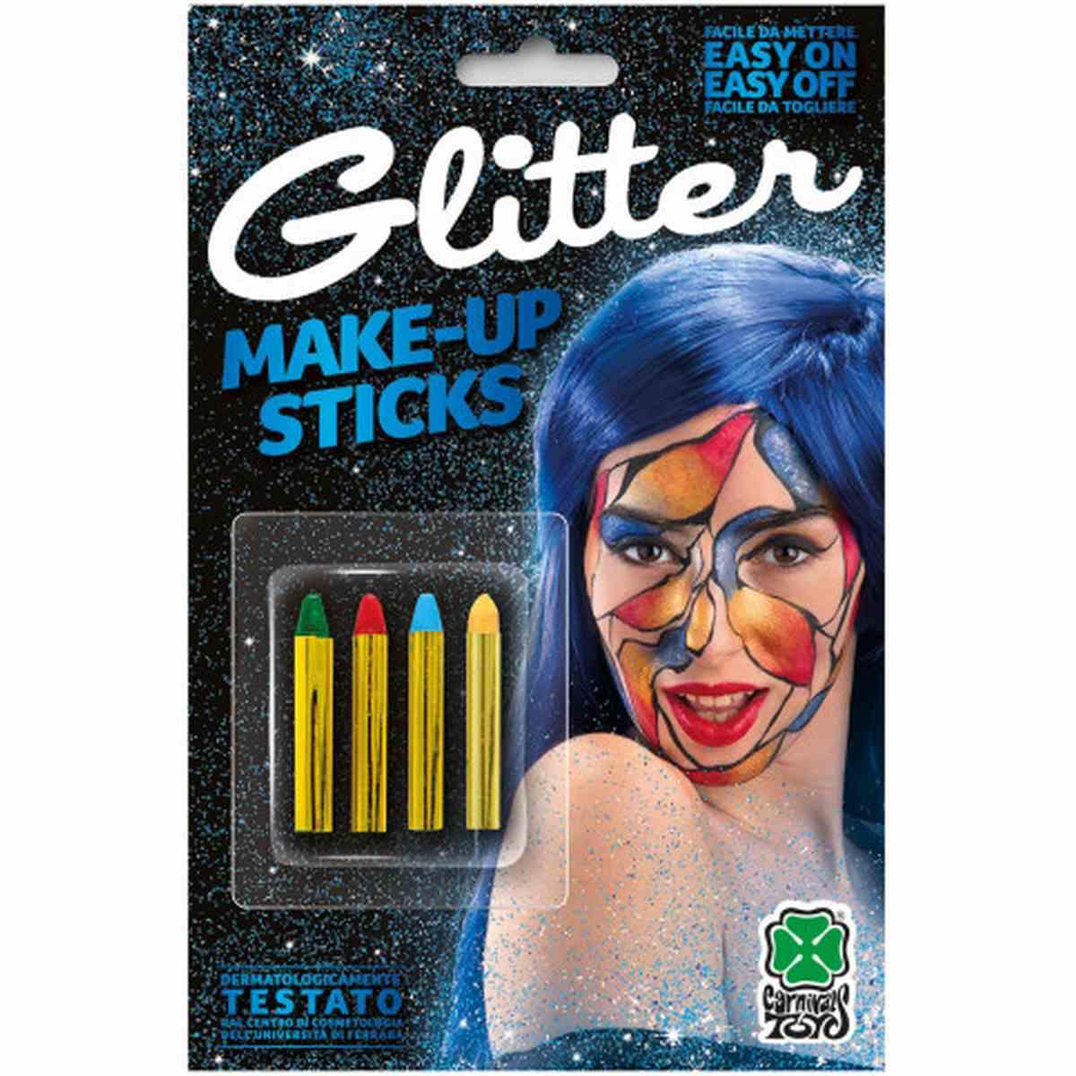 Trucco Matite Glitter Set pz.4 |Carnival Toys
