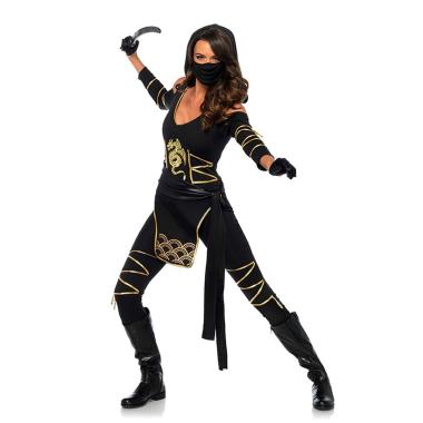 Costume Ninja Nero |Leg Avenue