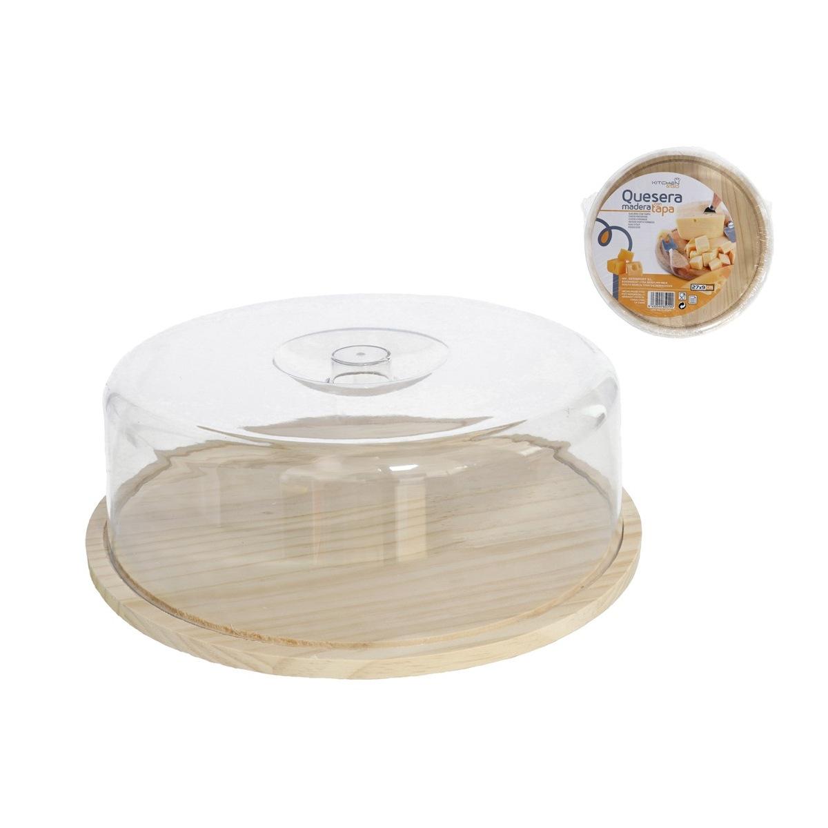 Porta Formaggio Legno con Coperchio PVC cm.27x9 | M2 Store
