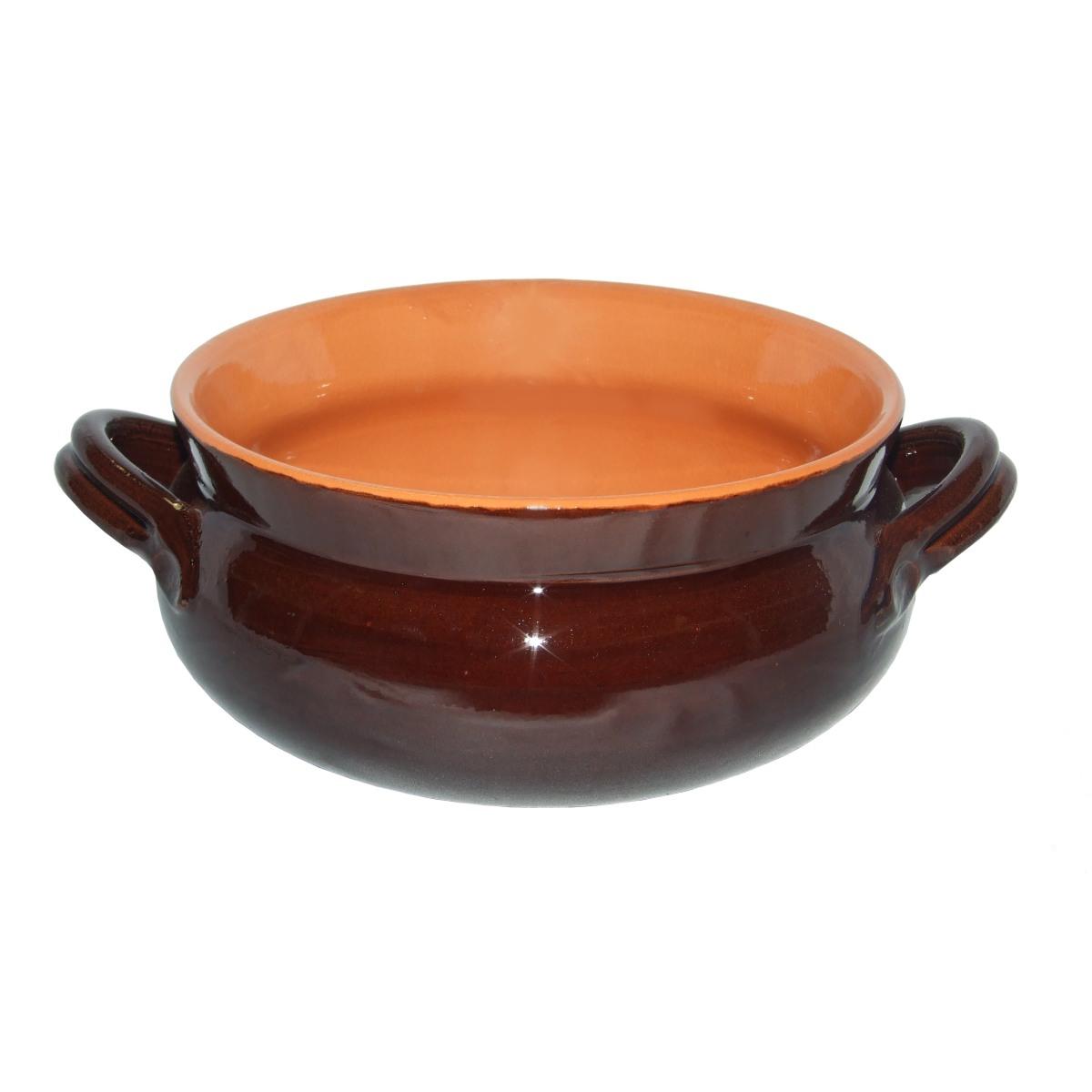 Casseruola Umidiera Terracotta cm.14 Valdensa con Manici | Valdelsa