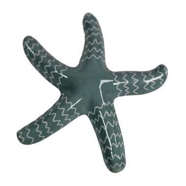 Decorazione Stella Marina Ceramica Azzurra cm.18 | Montemaggi
