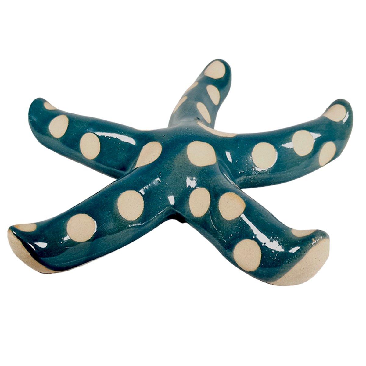 Decorazione Stella Marina Ceramica Azzurra cm.25 | Montemaggi