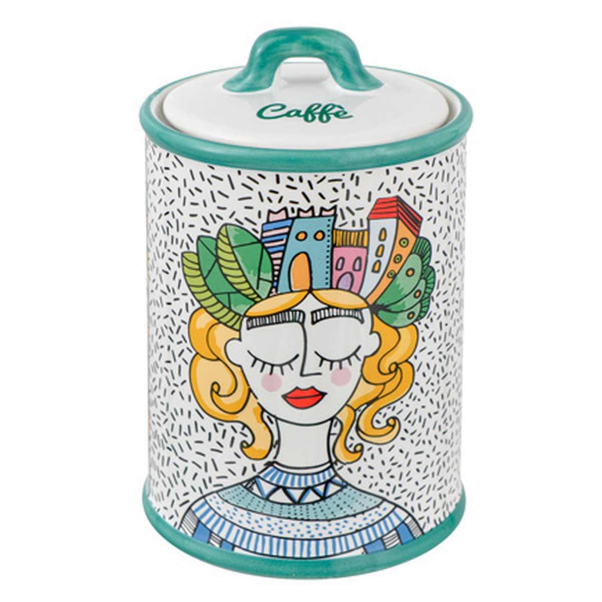 Barattolo Ceramica Stoneware Stilose Caff cm.h16 | Montemaggi