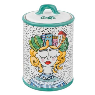 Barattolo Ceramica Stoneware Stilose Caff cm.h16 | Montemaggi