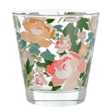 Bicchieri Vetro Set pz.6 Acqua con Rose ml.250 | Montemaggi