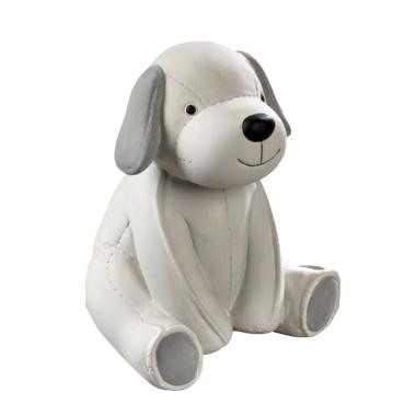 Salvadanaio Ceramica Cagnolino Grigio cm.17x15x19 | Mascagni