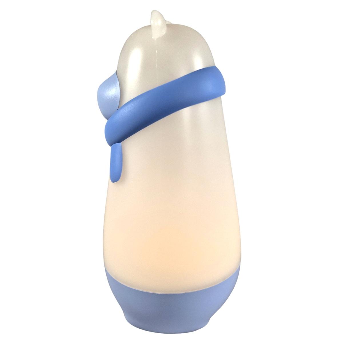 Lampada Tavolo Led ABS Orsetto Yoghi Azzurro con Cavo USB cm.20 | Mascagni