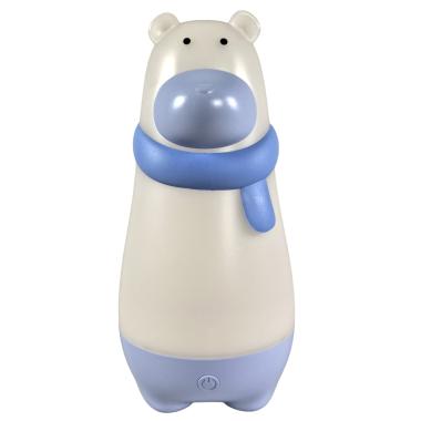 Lampada Tavolo Led ABS Orsetto Yoghi Azzurro con Cavo USB cm.20 | Mascagni