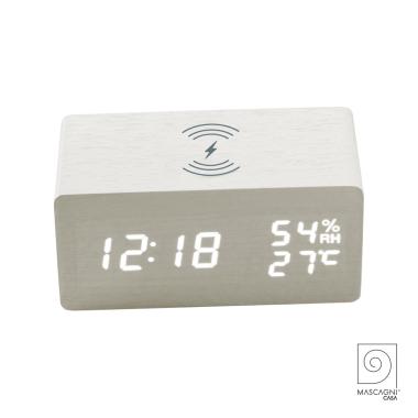 Sveglia Wireless con Cavetto USB cm.17x7x7 | Mascagni