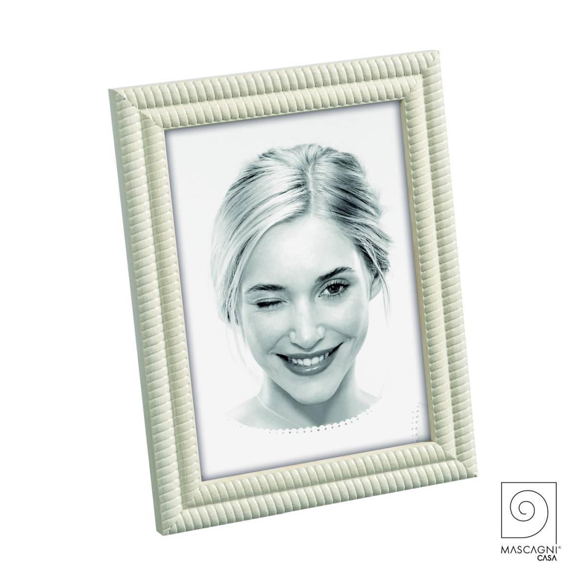 Cornice Resina 13x18 Effetto Corda Panna | Mascagni