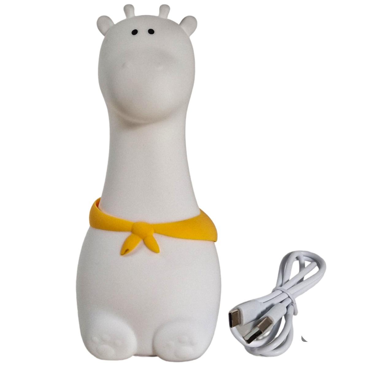Lampada Tavolo Led ABS Giraffa con Cavo USB cm.20 | Mascagni