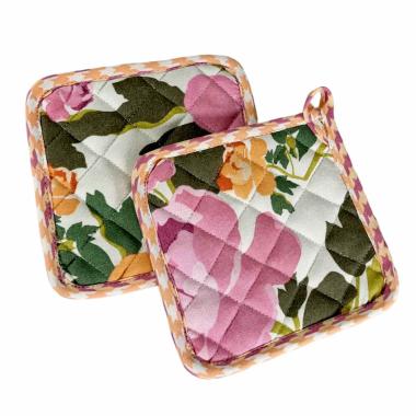 Presina Cotone Fantasia con Rose cm.18 Set pz.2 | Montemaggi