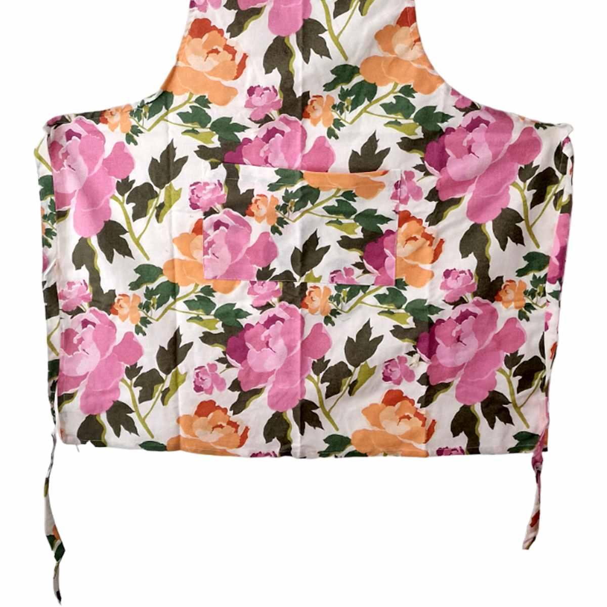 Grembiule Fantasia con Rose 80x85 | Montemaggi