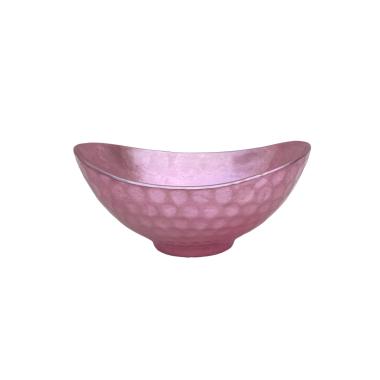 Centrotavola Ceramica Rosa cm.26x21x9 -452/54C358 |Ambienti Glamour