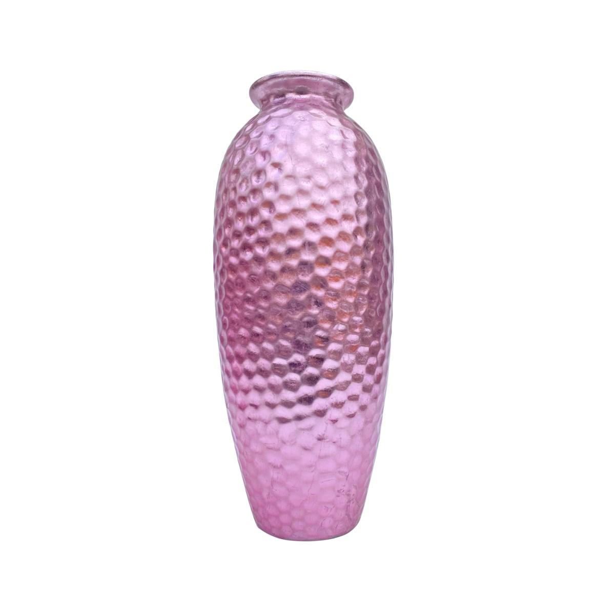 Vaso Ceramica Rosa Alto cm.18x53 |Ambienti Glamour