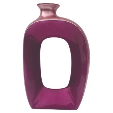 Vaso Ceramica Rosa Forato cm.23x41 |Ambienti Glamour