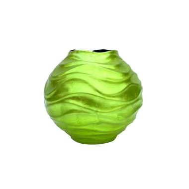 Vaso Ceramica Verde Lime cm.22x23 | Ambienti Glamour