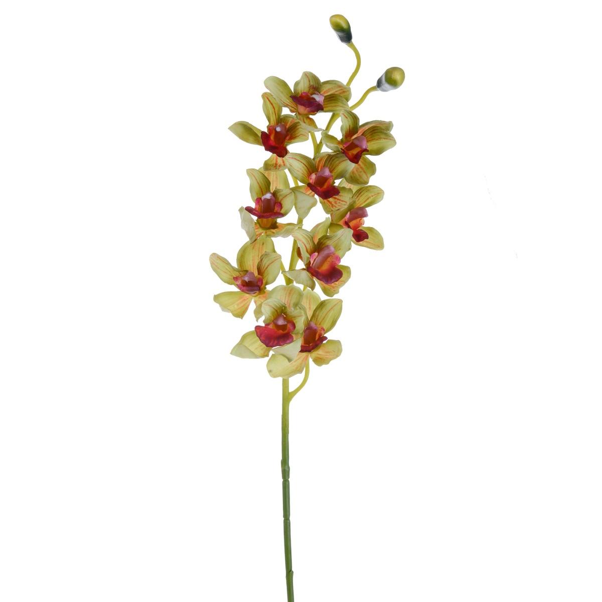 Fiore Orchidea Cymbidium Verde cm.92 | Bianchi Dino