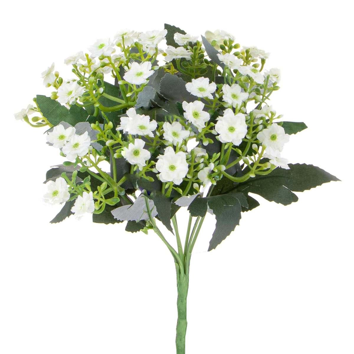 Fiore Bouquet Mini Calancoe Bianco cm.30 | Bianchi Dino