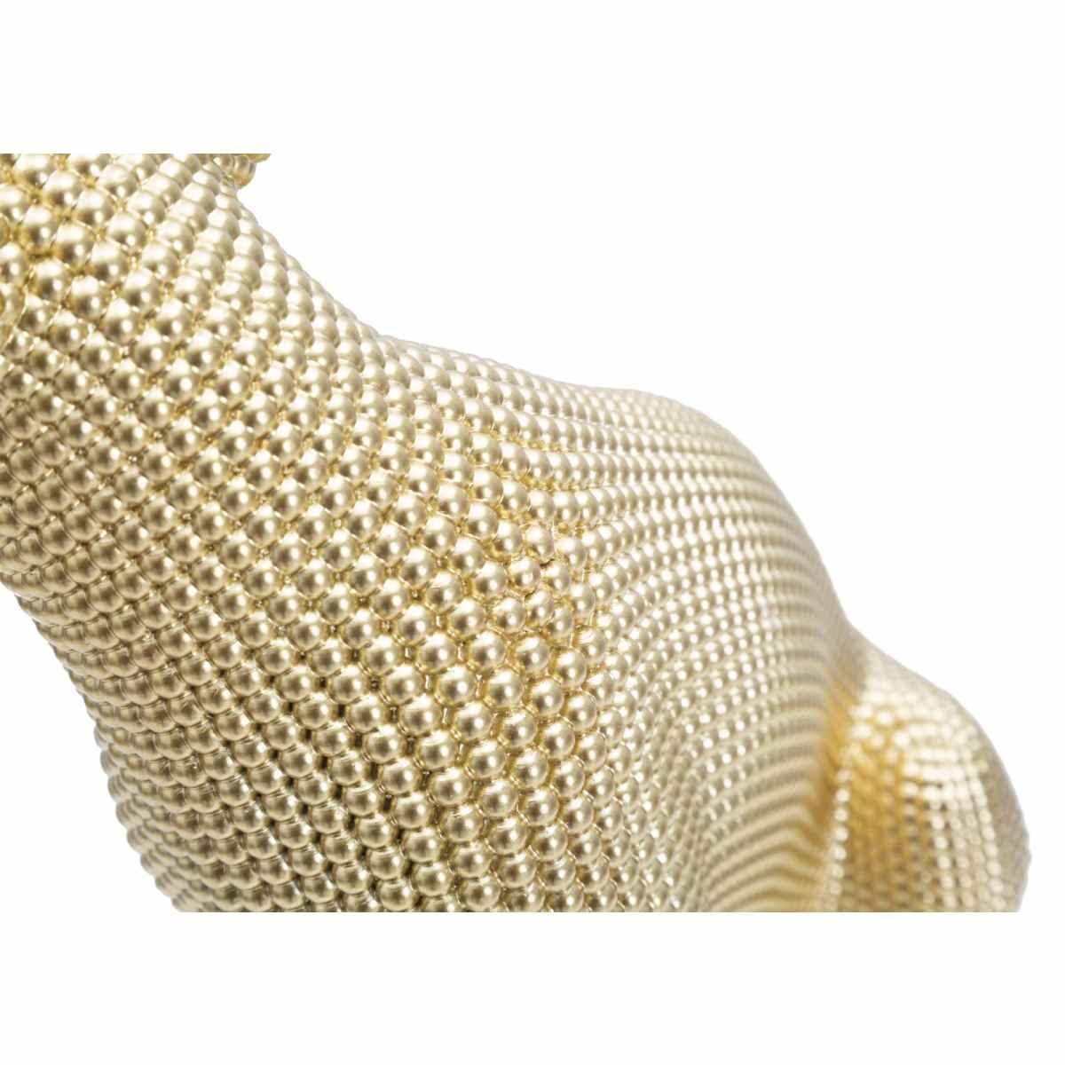 Scultura Leopardo Gold cm.23x15,5x29 |Mauro Ferretti