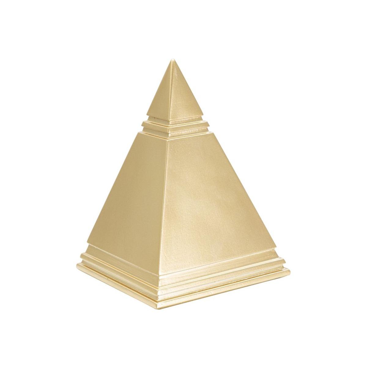 Piramide Gold cm.11,5x11,5x15,5 |Mauro Ferretti