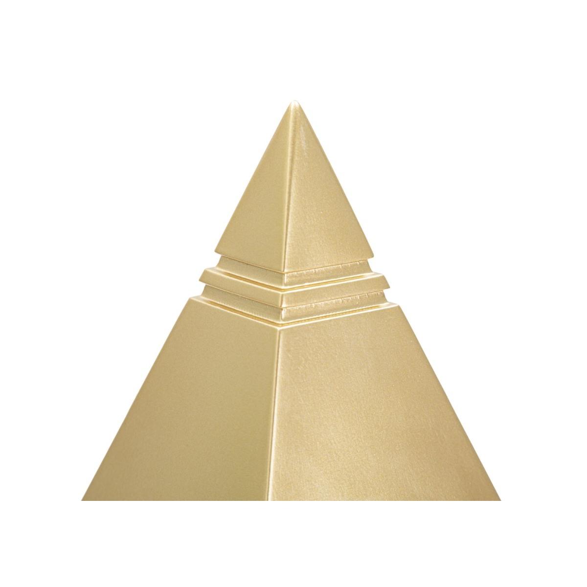 Piramide Gold cm.11,5x11,5x15,5 |Mauro Ferretti