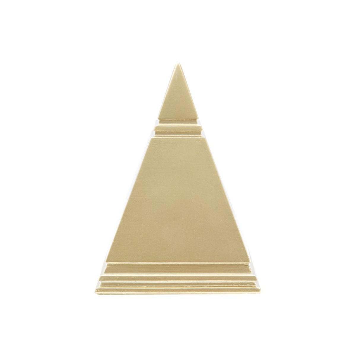 Piramide Gold cm.11,5x11,5x15,5 |Mauro Ferretti