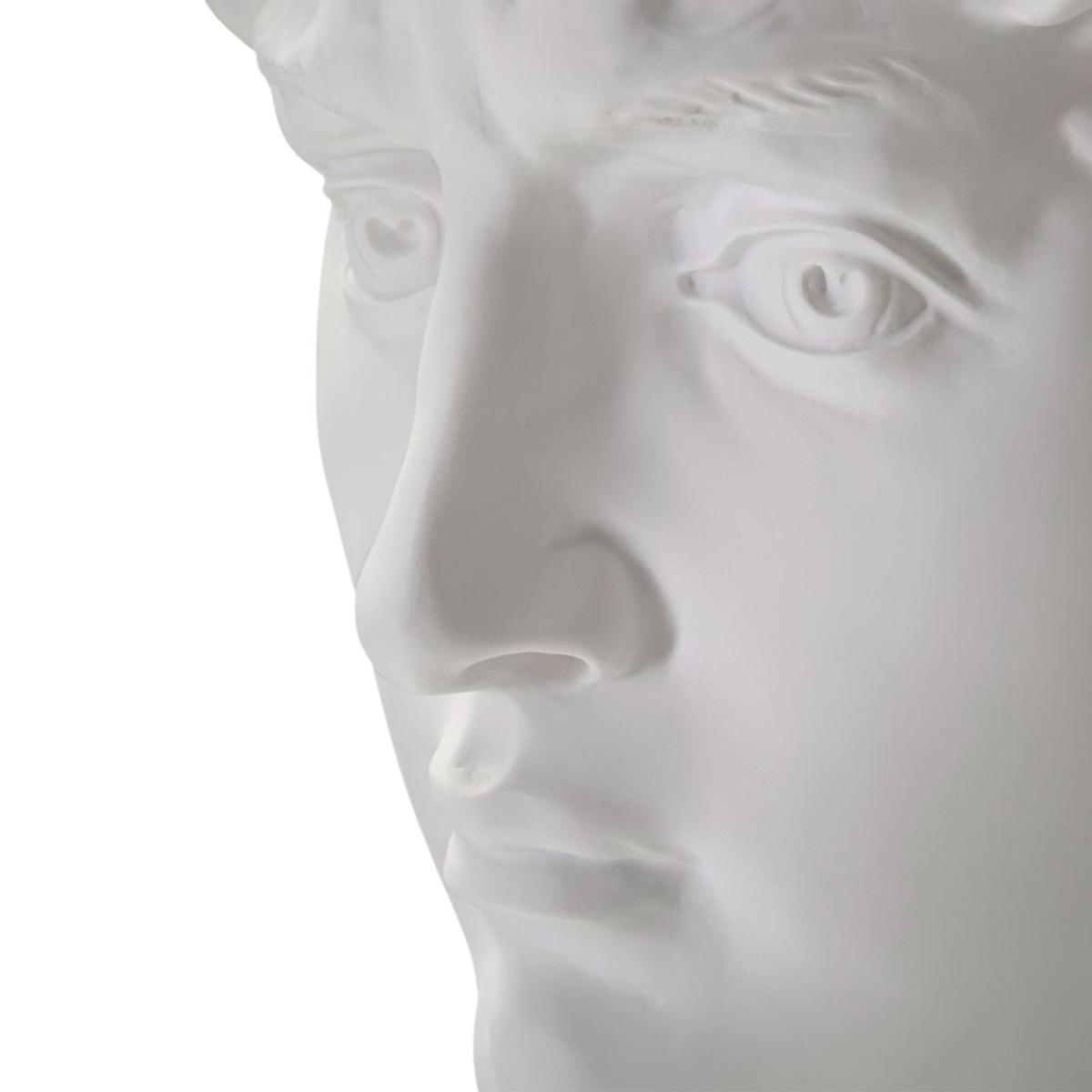 Scultura Testa Antica Bianca cm.44x35,5x60 |Mauro Ferretti