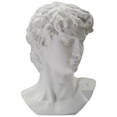 Scultura Testa Antica Bianca cm.44x35,5x60 |Mauro Ferretti