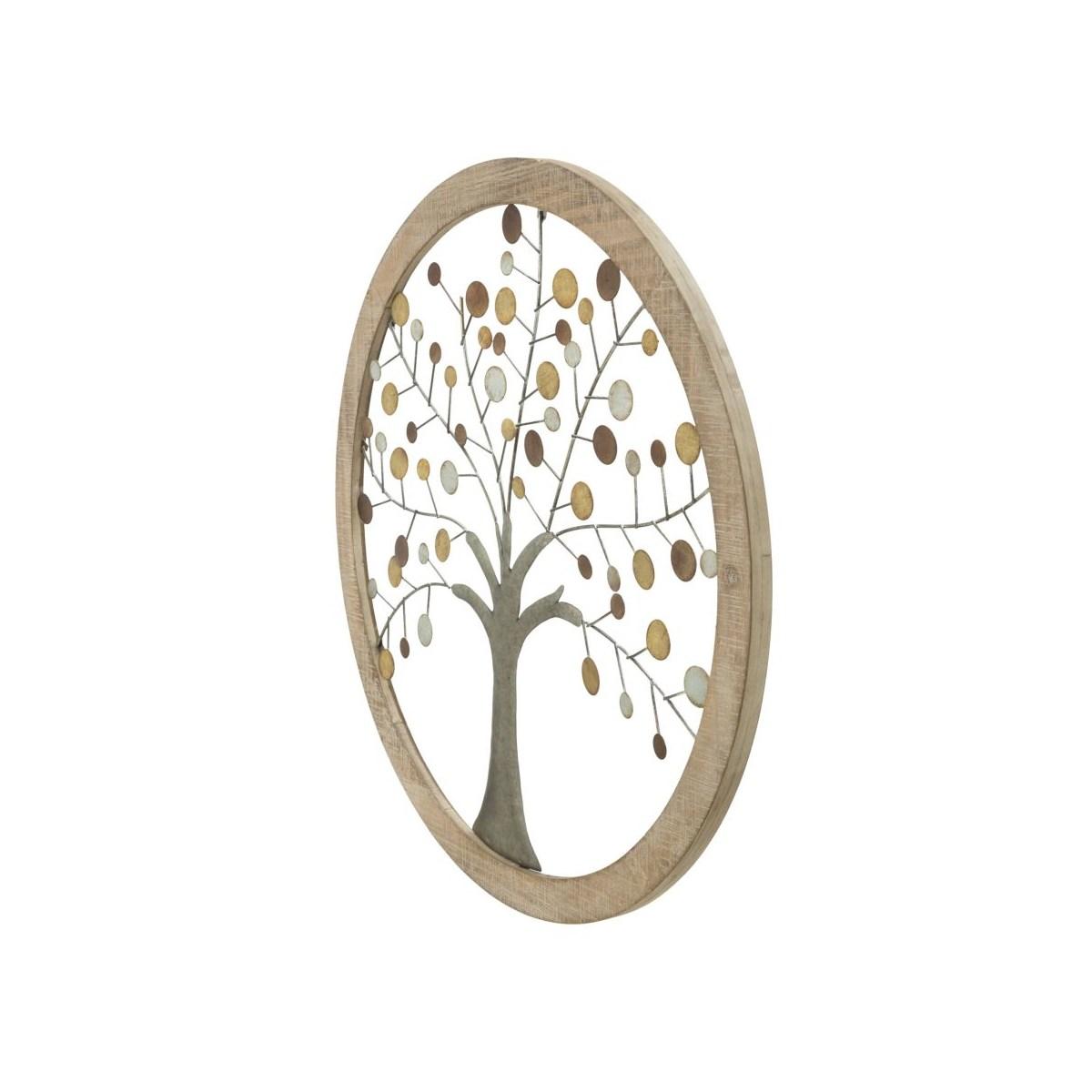 Quadro Pannello Da Muro Albero Della Vita Mirror cm.Ø59x1,80 |Mauro Ferretti