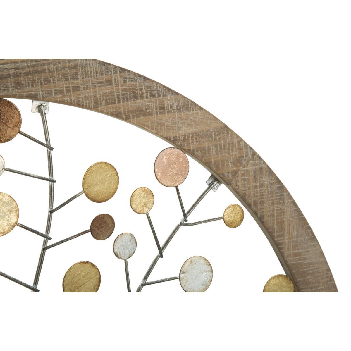 Quadro Pannello Da Muro Albero Della Vita Mirror cm.Ø59x1,80 |Mauro Ferretti