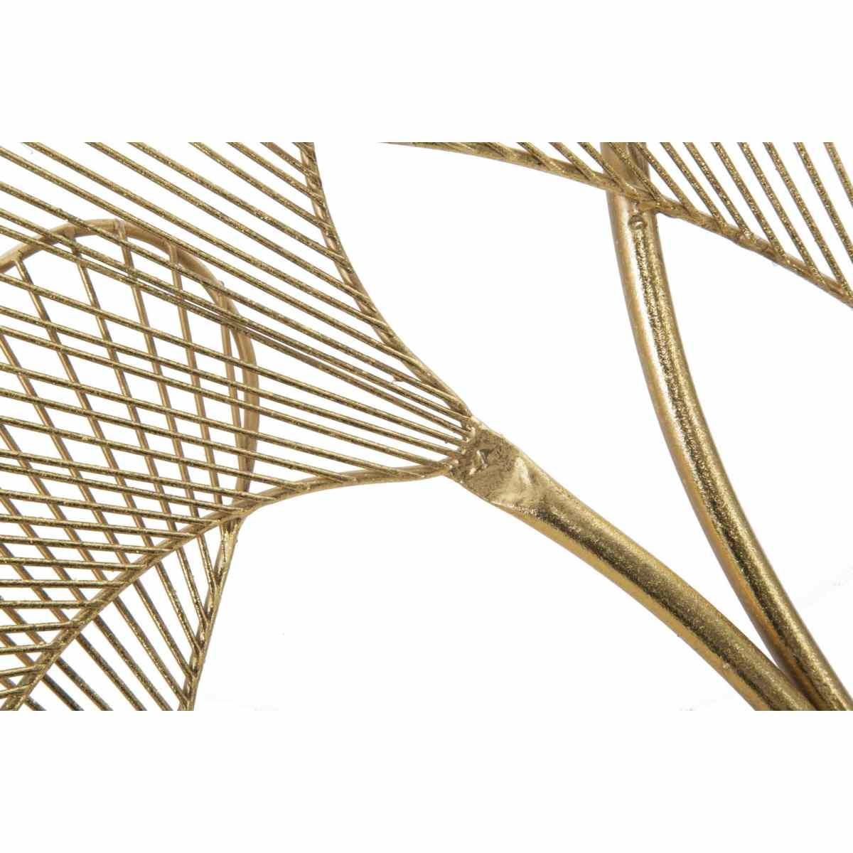 Quadro Pannello In Ferro Glam Leaf cm.79x5x68 |Mauro Ferretti