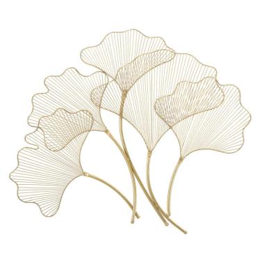 Quadro Pannello In Ferro Glam Leaf cm.79x5x68 |Mauro Ferretti