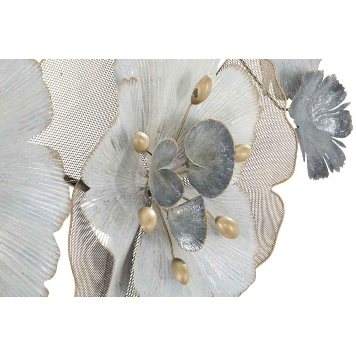 Quadro Pannello In Ferro Flowery cm.119x8x60 |Mauro Ferretti