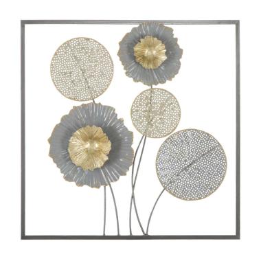 Quadro Pannello In Ferro Sqity cm.50x3,8x50 |Mauro Ferretti