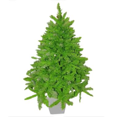 Albero Natale cm.120 Verde Innevato Fluo con Vaso cm.80 |M2 Store