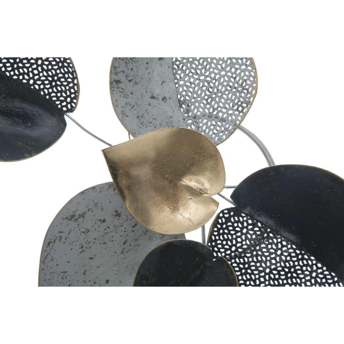 Quadro Pannello In Ferro Half Leaf Mod.B cm.62,5x5,5x40 |Mauro Ferretti