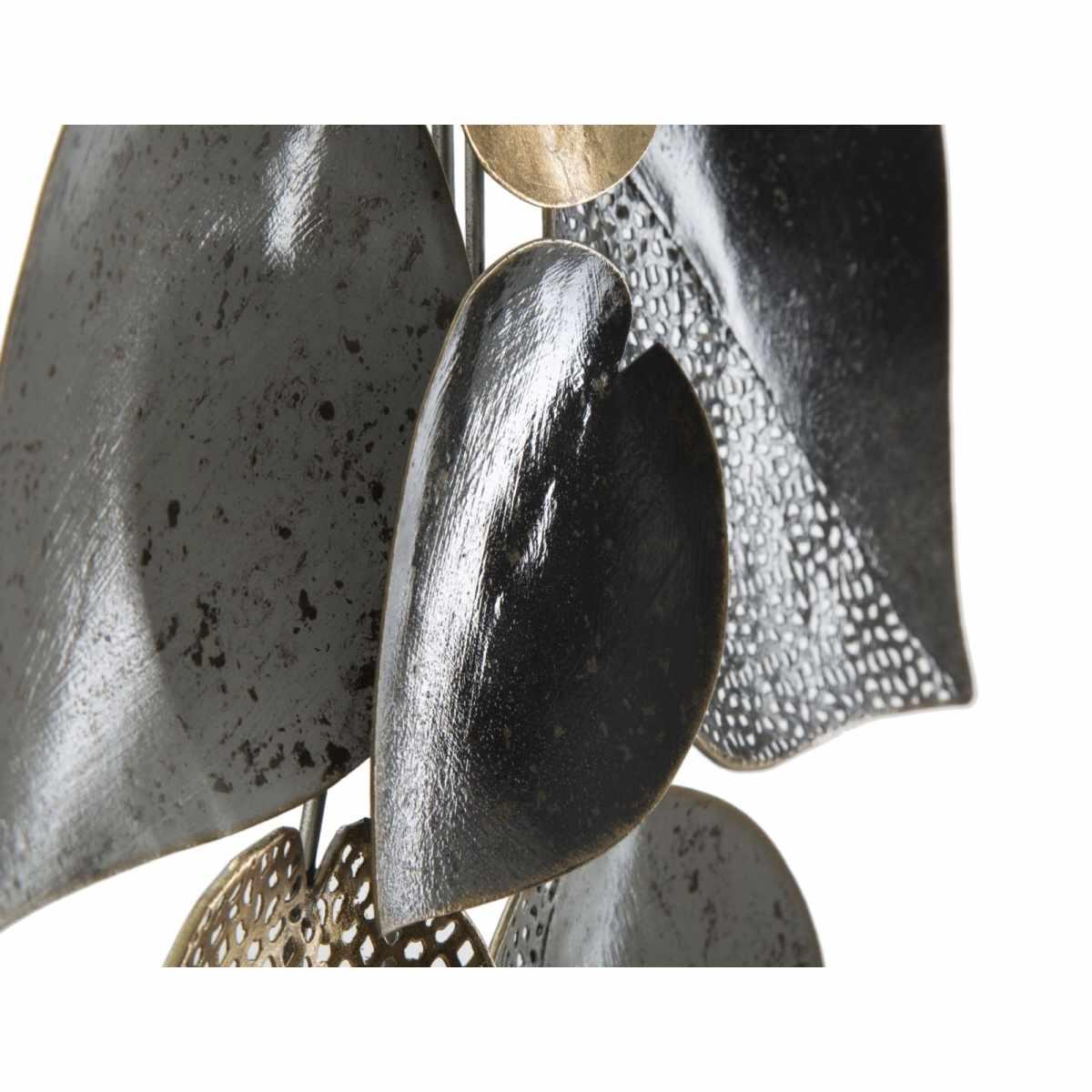 Quadro Pannello In Ferro Half Leaf Mod.B cm.62,5x5,5x40 |Mauro Ferretti