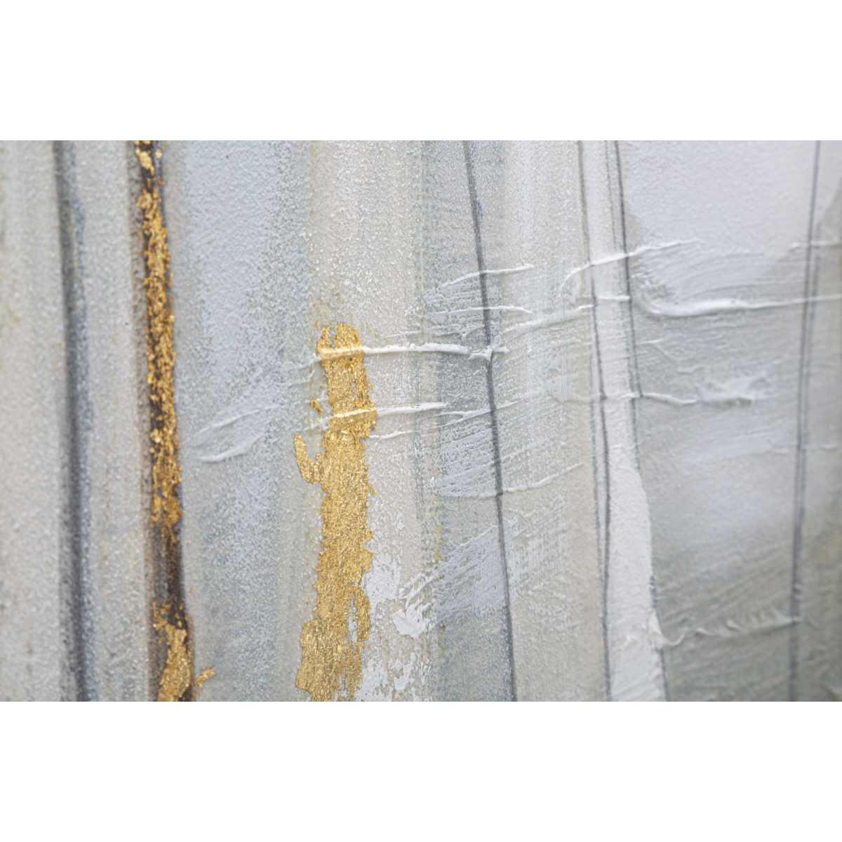 Quadro dipinto tela gold boat 100 x 2,8 x 80 cm