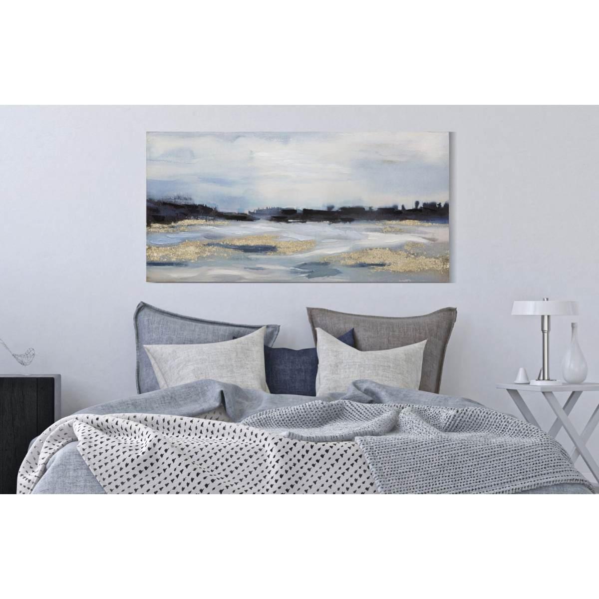 Quadro Dipinto Tela Sky cm.120x2,8x60 |Mauro Ferretti