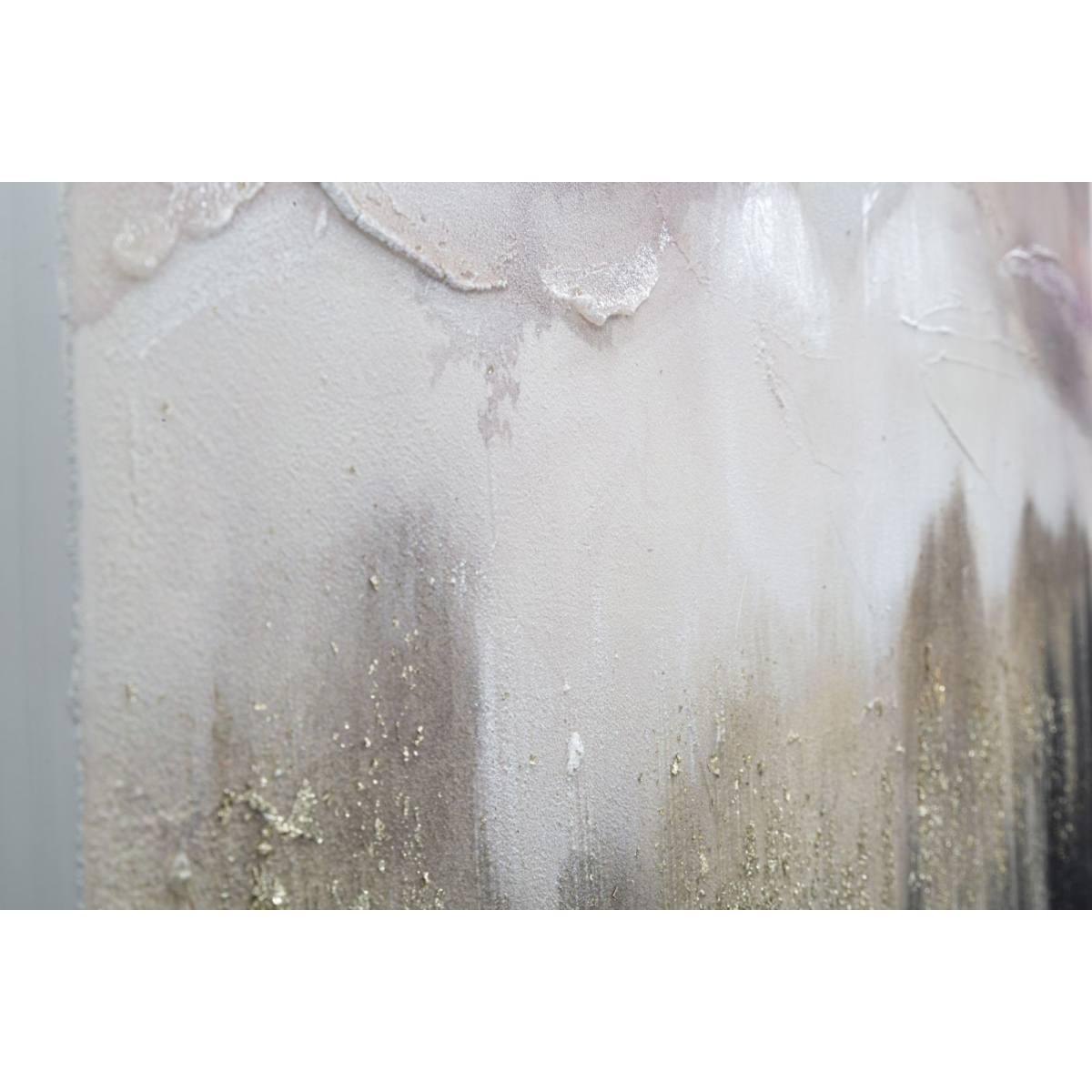 Quadro Dipinto Tela Pink Mountain cm.80x2,7x60 |Mauro Ferretti