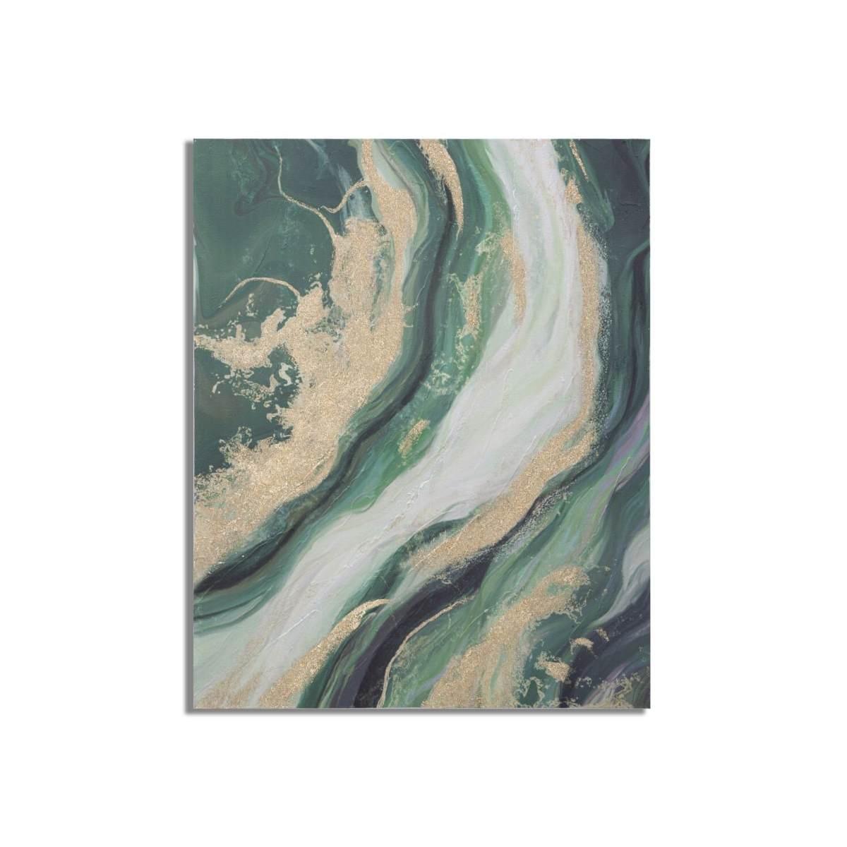 Quadro Dipinto Tela Greenery cm.80x2,8x100 |Mauro Ferretti